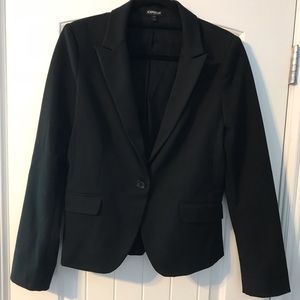 Black suit jacket
